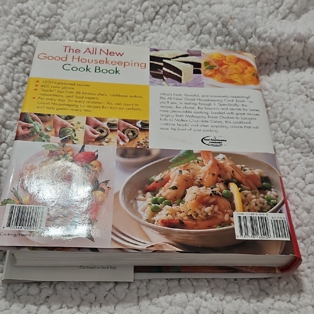 THE ALL NEW GOOD HOUSEKEEPING HARDCOVER COOKBOOK